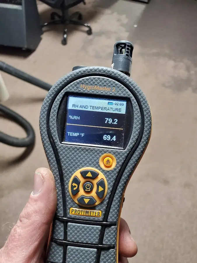Moisture meter humidity assessment for Fire & Smoke Damage Restoration in Bessemer